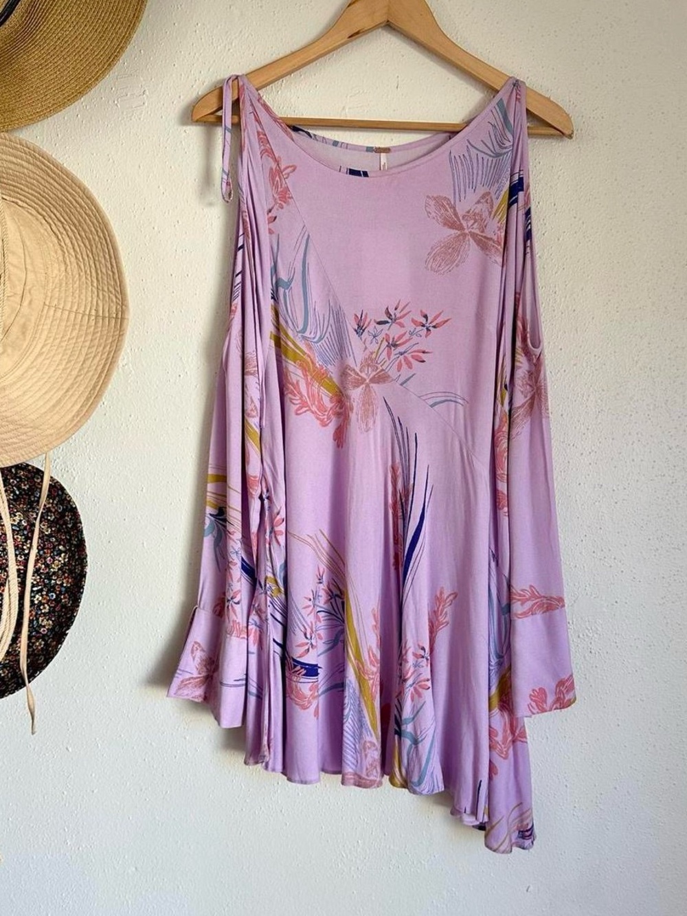 Free People Sway With Me Cold Shoulder Tunic/Dress